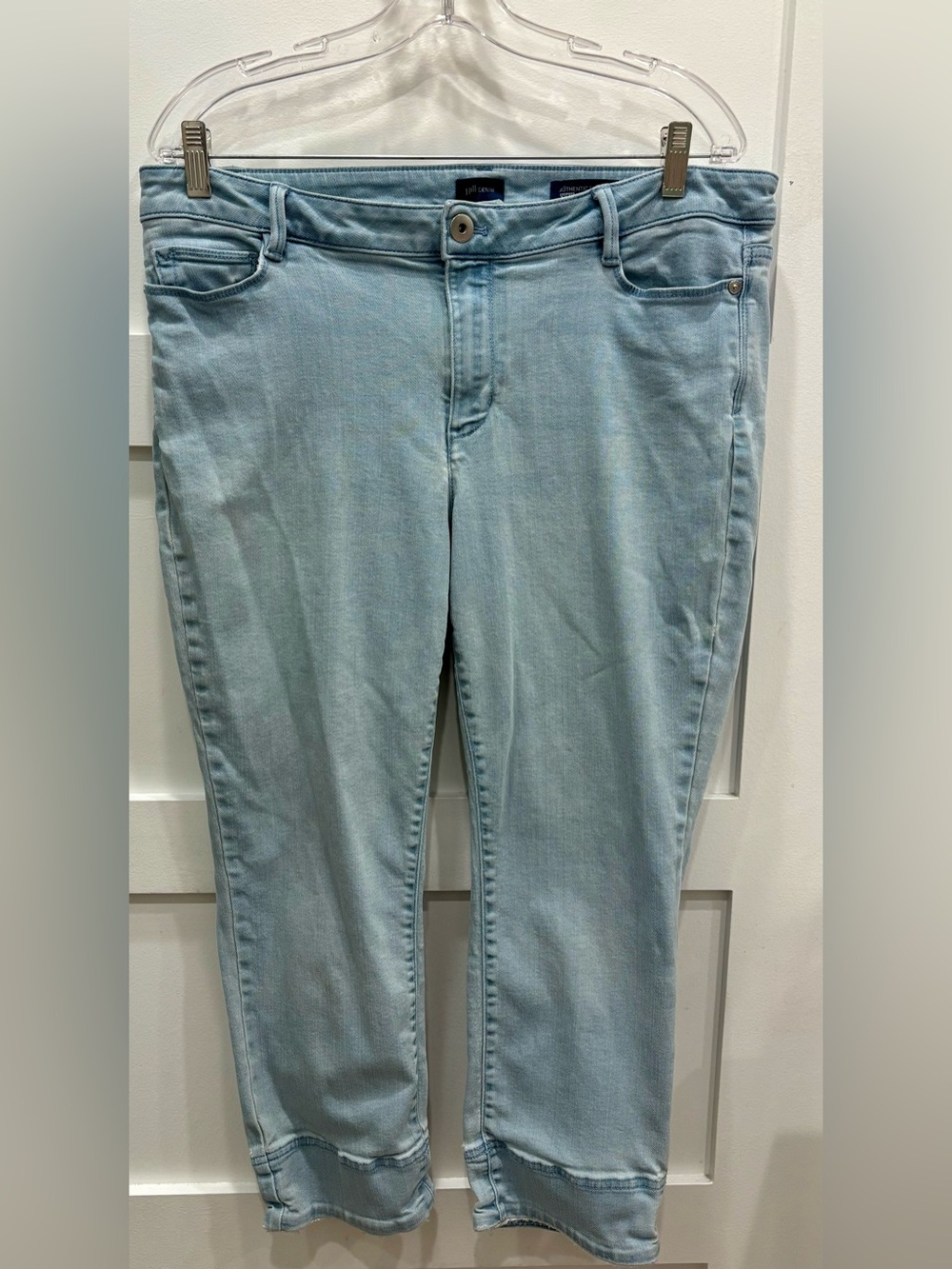 J. Jill Denim Light Blue Authentic Fit Cropped Jeans